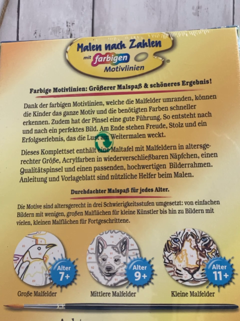 neu Kreativspiel Malen nach Zahlen Pferd