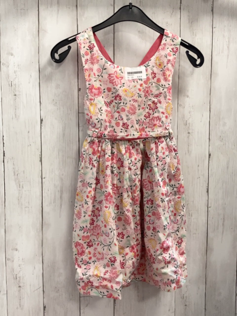 Sergent Maor  Kleid  Gr. 110  weiß Blumen Blätter 