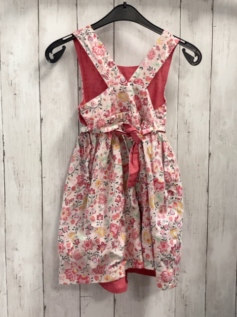 Sergent Maor  Kleid  Gr. 110  weiß Blumen Blätter 