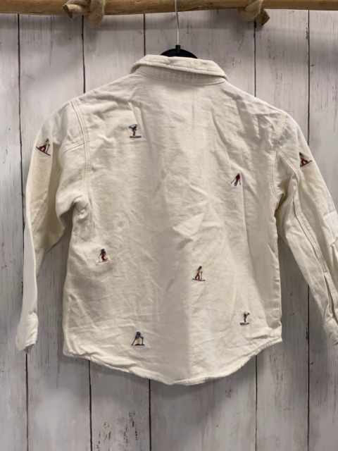 Zara  Hemd  Gr. 110  beige kleine Bilder 