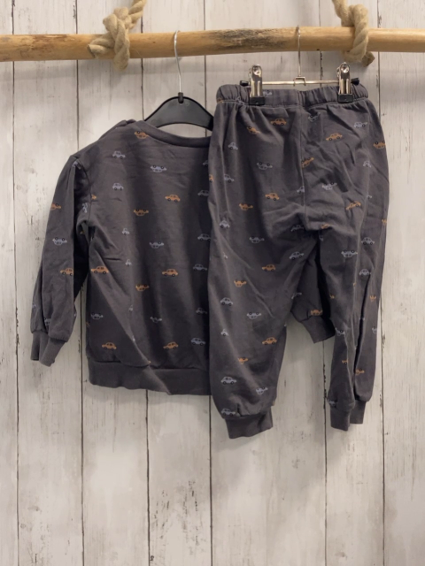 2tlg H&M  Pullover + Jogginghose  Gr. 92  grau Autos 