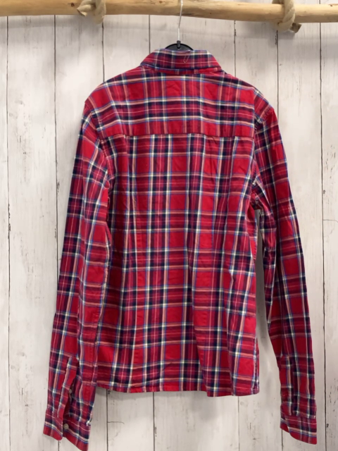 Abercrombie  Hemd  Gr. 158/164  rot blau hellblau weiß gelb kariert 