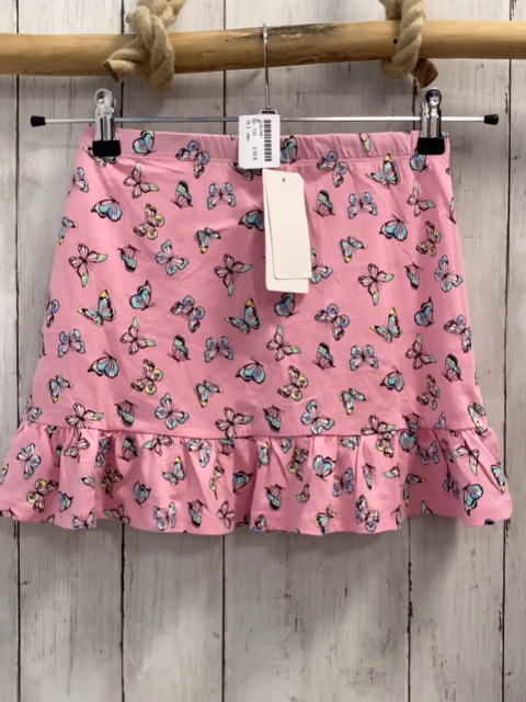 neu Rock Gr. 122  rosa Schmetterlinge