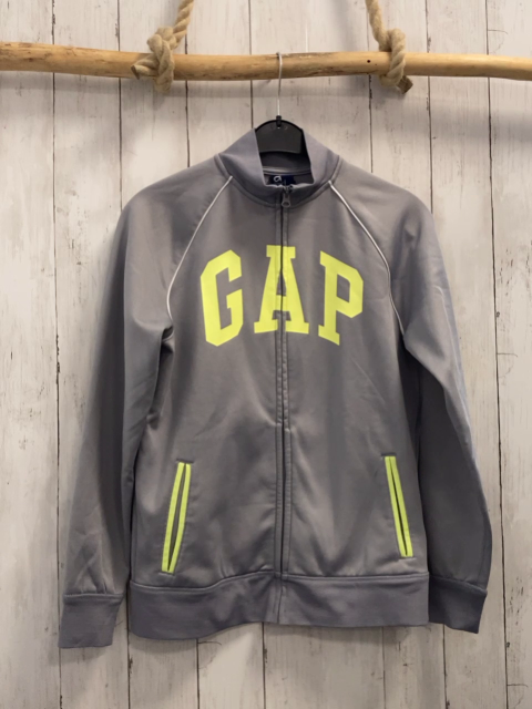 Gap Joggingjacke Gr. 164  grau gelbe Schrift