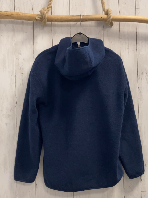 Gap Fleecejacke Gr. 164  blau Kapuze weiße Schrift