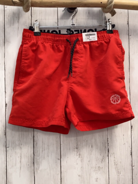 Jack & Jones  Badeshorts  Gr. 152  rot mit schwarz weißer Kordel