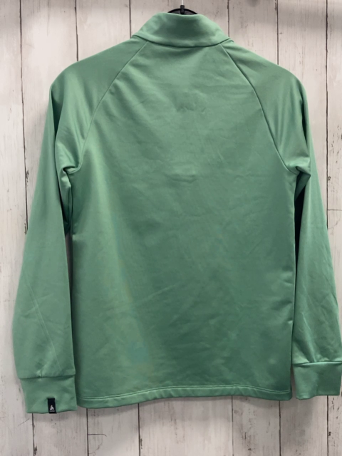 Odlo  Pullover  Gr. 152  mint + petrol hellgrauer Druck Reißverschluss 