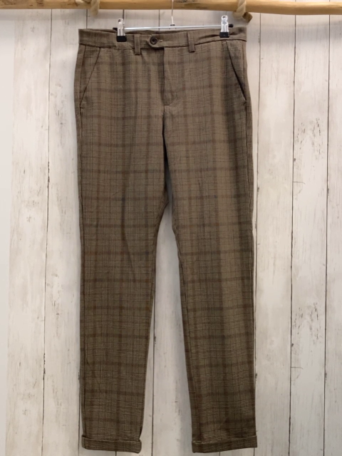 Jack & Jones Hose Gr. 31/32  braun schwarz kariert Slim/Marco