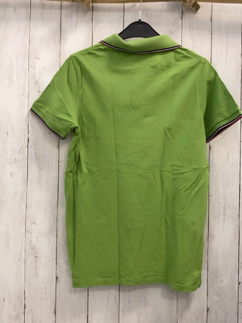 US Polo Assn  T-Shirt  Gr. 158/164  grün Polokragen blau rot weißer Streifenbund 