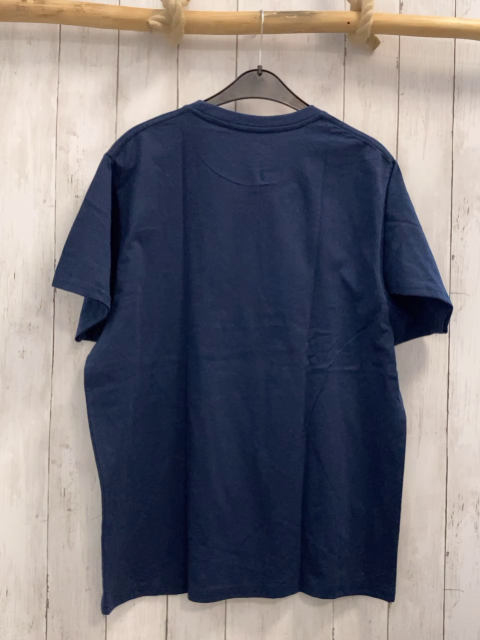  T-Shirt  Gr. 176/182  blau weißer Adler Schrift rote Streifen mit weißen Sternen