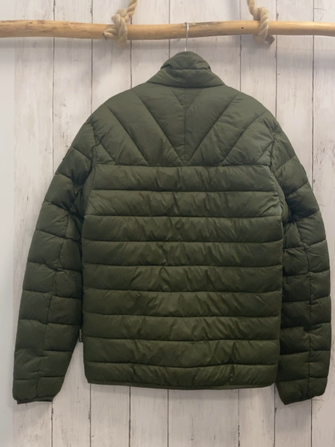 Napapijri  Winterjacke  Gr. 158/164  kiwi schwarzer Bund Aufnäher 