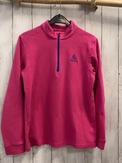 Odlo  Pullover  Gr. 152  pink Fleece lila Reißverschluss 