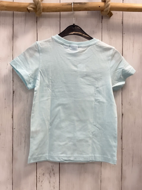   T-Shirt  Gr. 128  hellblau Anna Schrift 
