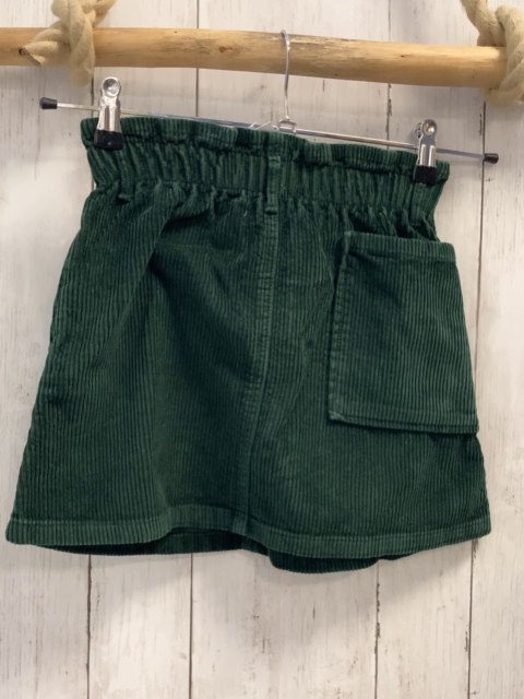 zara Rock Gr. 140  grün Kord Bund verstellbar