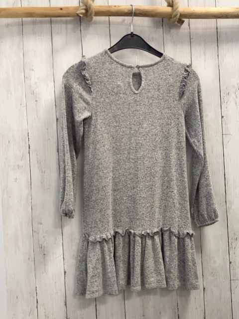 reserved Kleid Gr. 140  grau meliert Strick