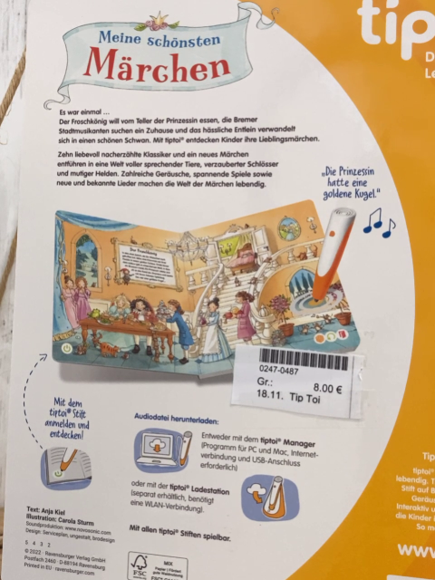 Tip Toi  Pappbuch Meine schönsten Märchen 