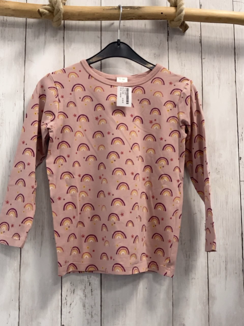 Alana  Langarmshirt  Gr. 128  rosa bunte Bögen 