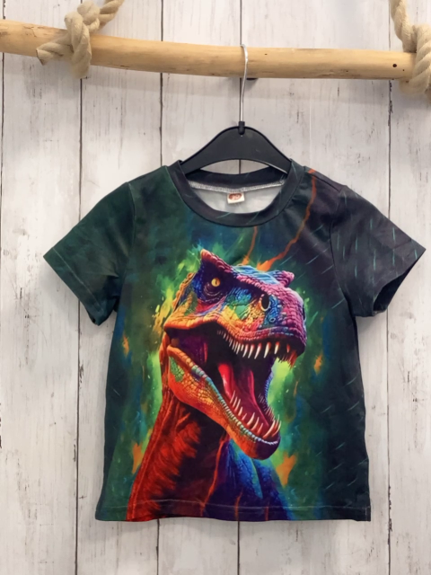   T-Shirt  Gr. 92  oliv Dino 