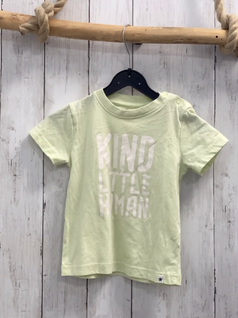   T-Shirt  Gr. 92  mint weiße Schrift 