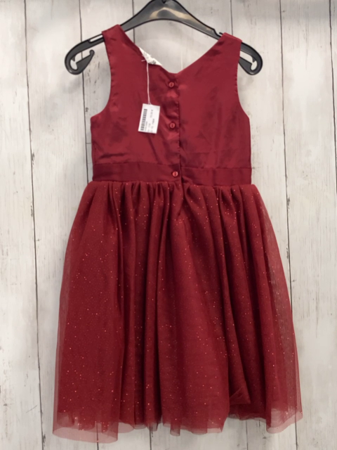 H&M Kleid Gr. 116  rot Tüllrock mit Glitzer