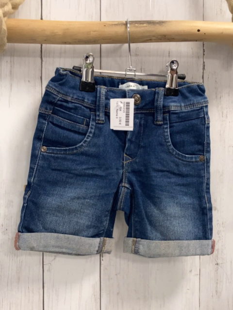 Name it  Shorts  Gr. 104  blau Jeans Umschlag Bund verstellbar 