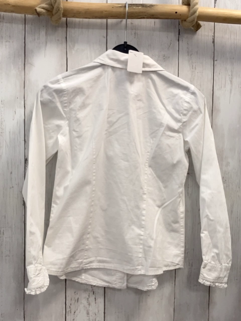 Benetton Bluse  Gr. 128  weiß Rüschen 