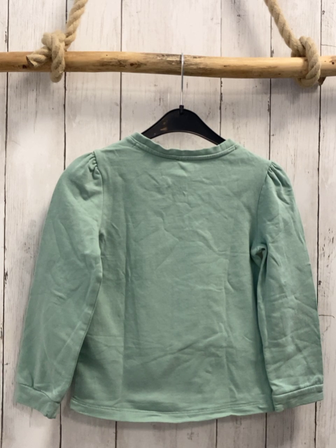 S´Oliver  Pullover  Gr. 116  pink Einhorn mit Prinzessin goldene Glitzerschrift 