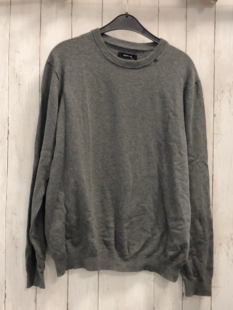 Replay  Pullover Gr. M grau Strick 