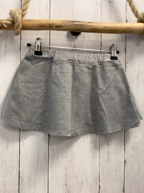   Rock Gr. 98  grau Skyline transparenter Überrock