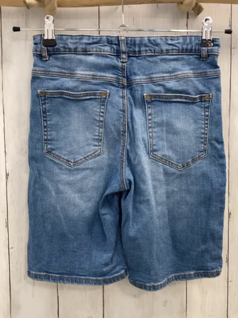 Vertbaudet  Shorts  Gr. 152  blau Jeans Bund verstellbar 
