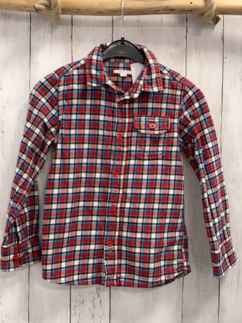 Esprit  Hemd  Gr. 116  rot schwarz helllblau hellgrün weiß kariert 