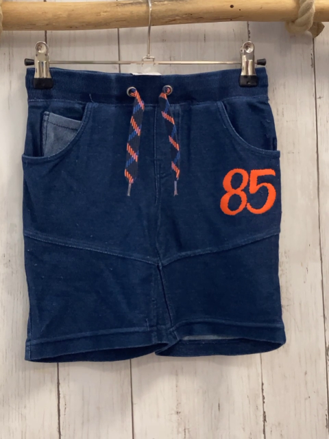   Shorts  Gr. 110  blau orange Zahl mit blau orange hellblauer Kordel 