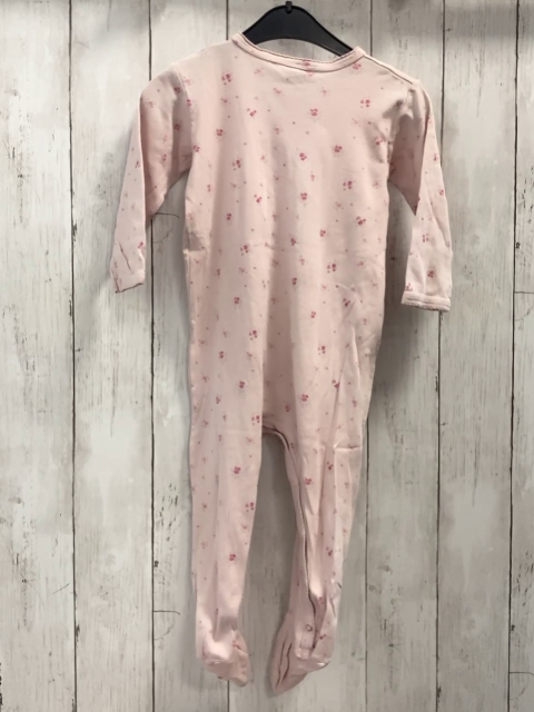 Petit Bateau  Schlafanzug  Gr. 86  rosa Blumen