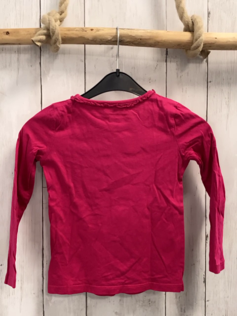 Ralph Lauren  Langarmshirt  Gr. 104  pink Rüschenbund 