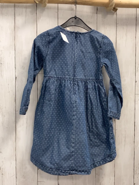 Esprit  KLeid  Gr. 104  blau Jeans weiße Sterne 