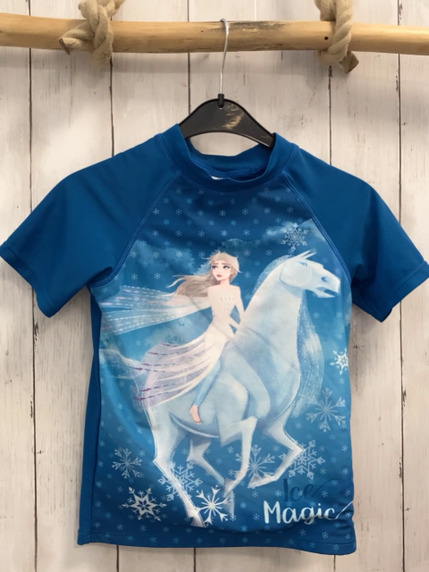   UV-Schutzshirt Gr. 122/128  blau Elsa 