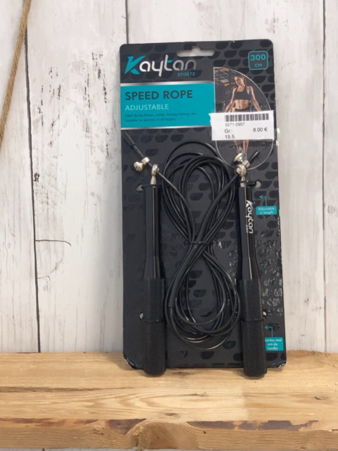 neu  Speed Rope  Springseil schwarz 