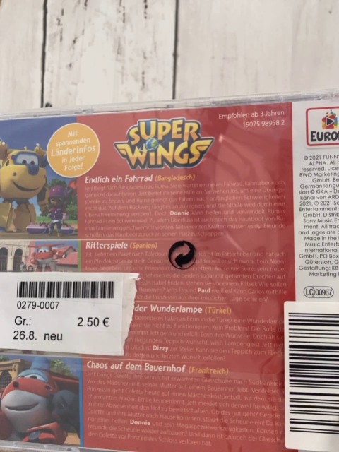 neu  CD  Super Wings Ritterspiele 