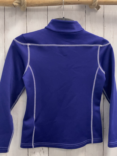 kjus  Funktionsshirt  Gr. 134/140  lila weiße Nähte Reißverschluss 