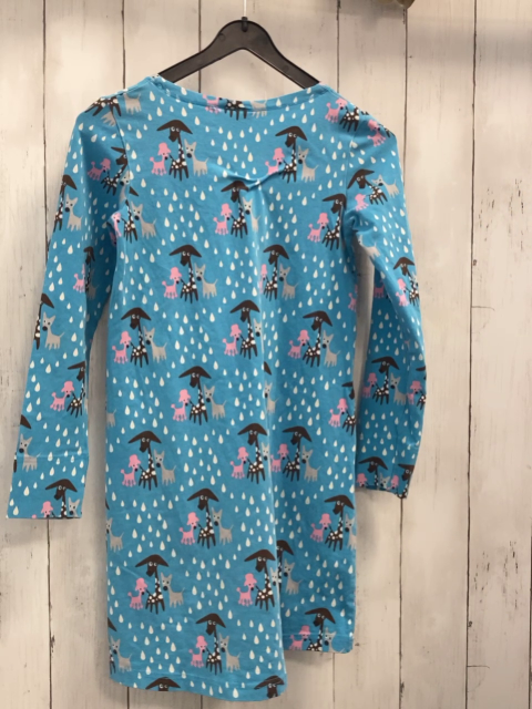 Me & I  Kleid  Gr. 134  hellblau weiße Tropfen Hunde 