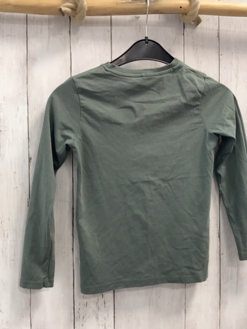 Name it  Langarmshirt  Gr. 122  kiwi Mofafahrer Schrift 