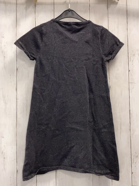 H&M Kleid Gr. 134  silber glitzernd Strick