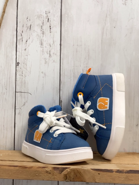 neu Elefanten  Schuhe  Gr. 21  helblau weiße Schnürsenkel + Sohle 