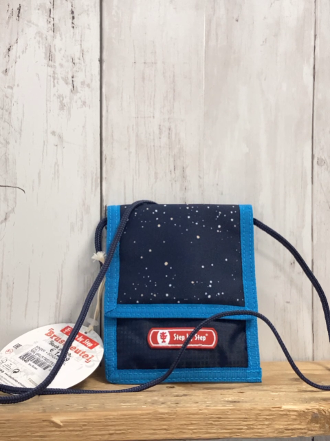 neu Step by Step  Brustbeutel  blau hellblauer Bund 