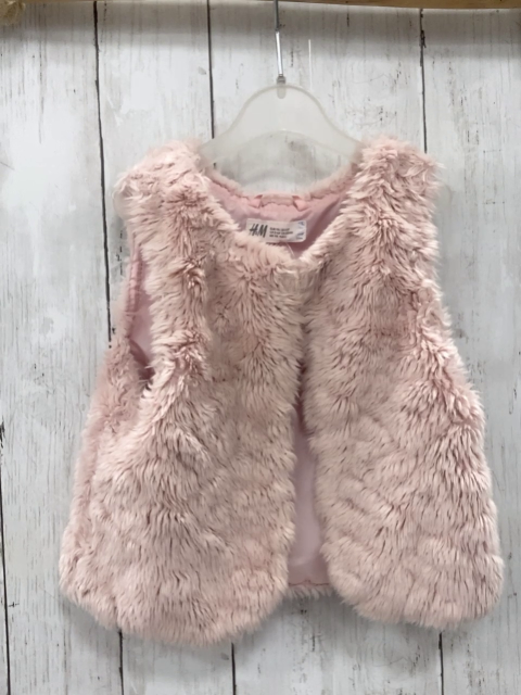 H&M  Weste  Gr. 116  rosa Fell 