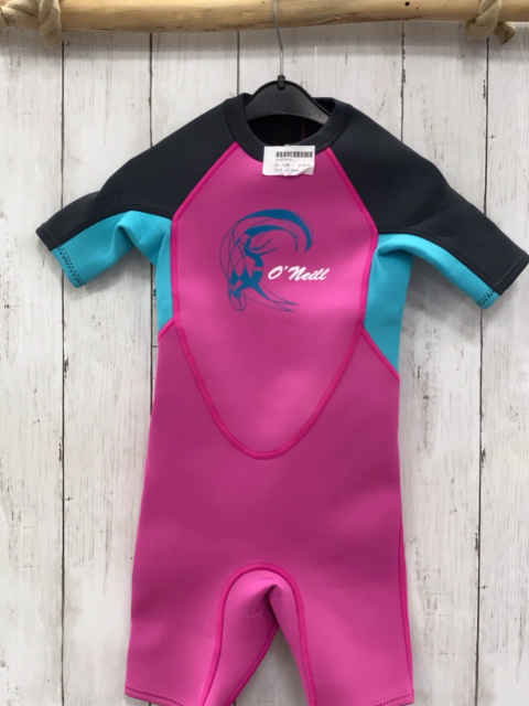 O´Neill Neoprenoverall Gr. 128  pink grau türkis 