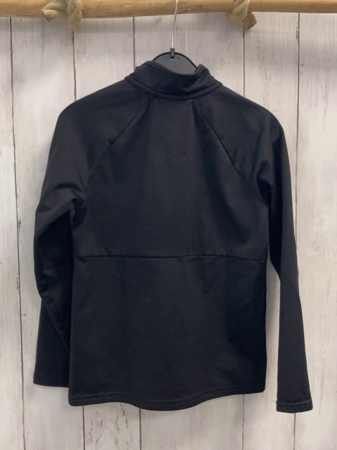 H&M  Sportshirt lang  Gr. 122/128  schwarz  Reißverschluss 