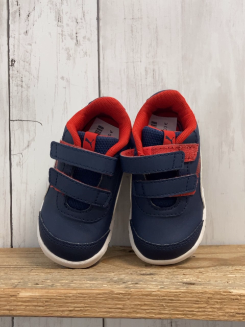 Puma  Schuhe  Gr. 20  blau roter Bund weißes Label + weiße Sohle 