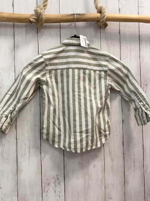 H&M  Hemd  Gr. 98  mint weiße Streifen 