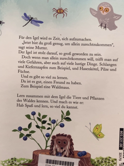  Buch Der Igel kommt allein zurecht